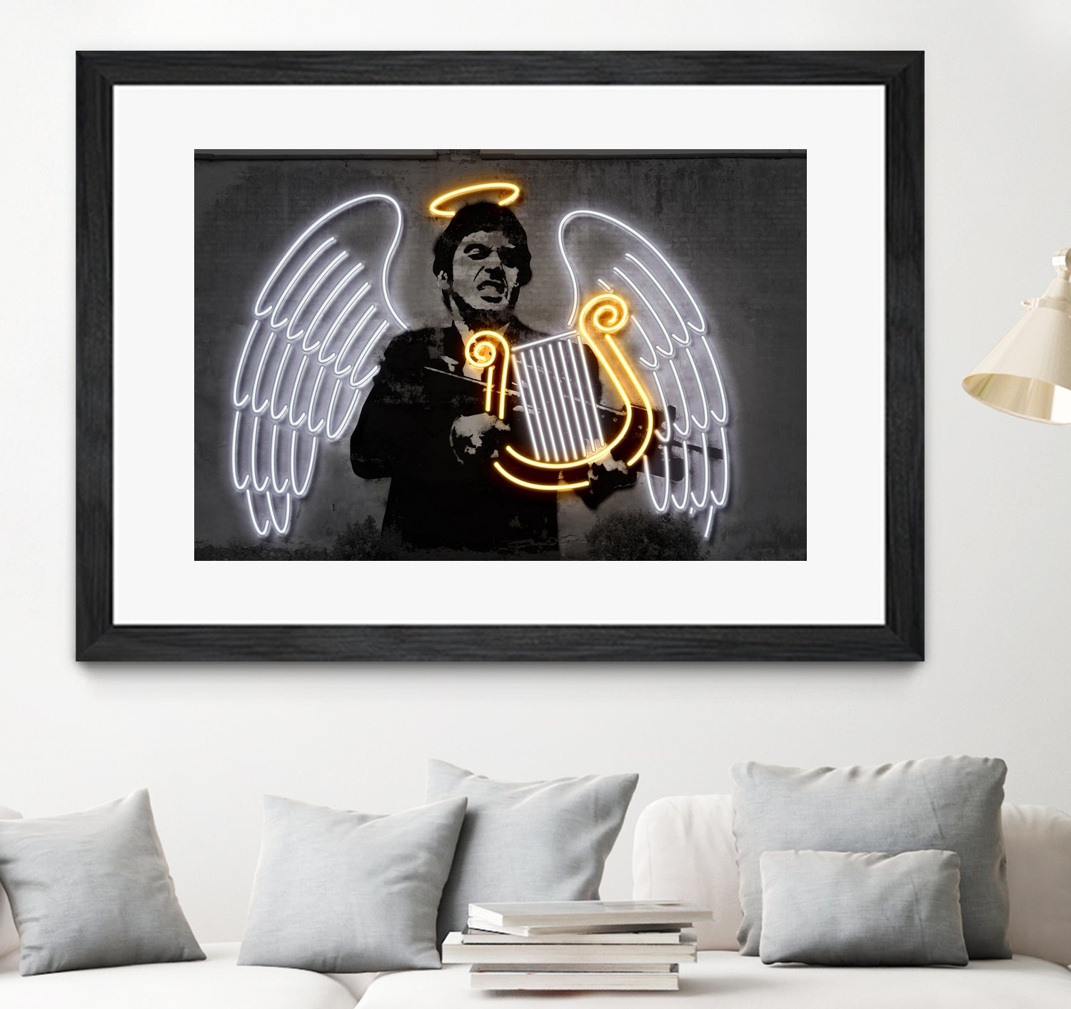 Fallen Angel by Octavian Mihai Mielu on GIANT ART - yellow digital drawing