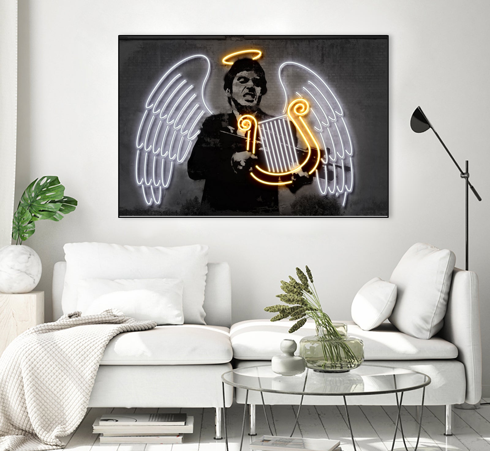 Fallen Angel by Octavian Mihai Mielu on GIANT ART - yellow digital drawing