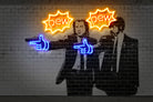 Pew Pew by Octavian Mihai Mielu on GIANT ART - gray digital drawing