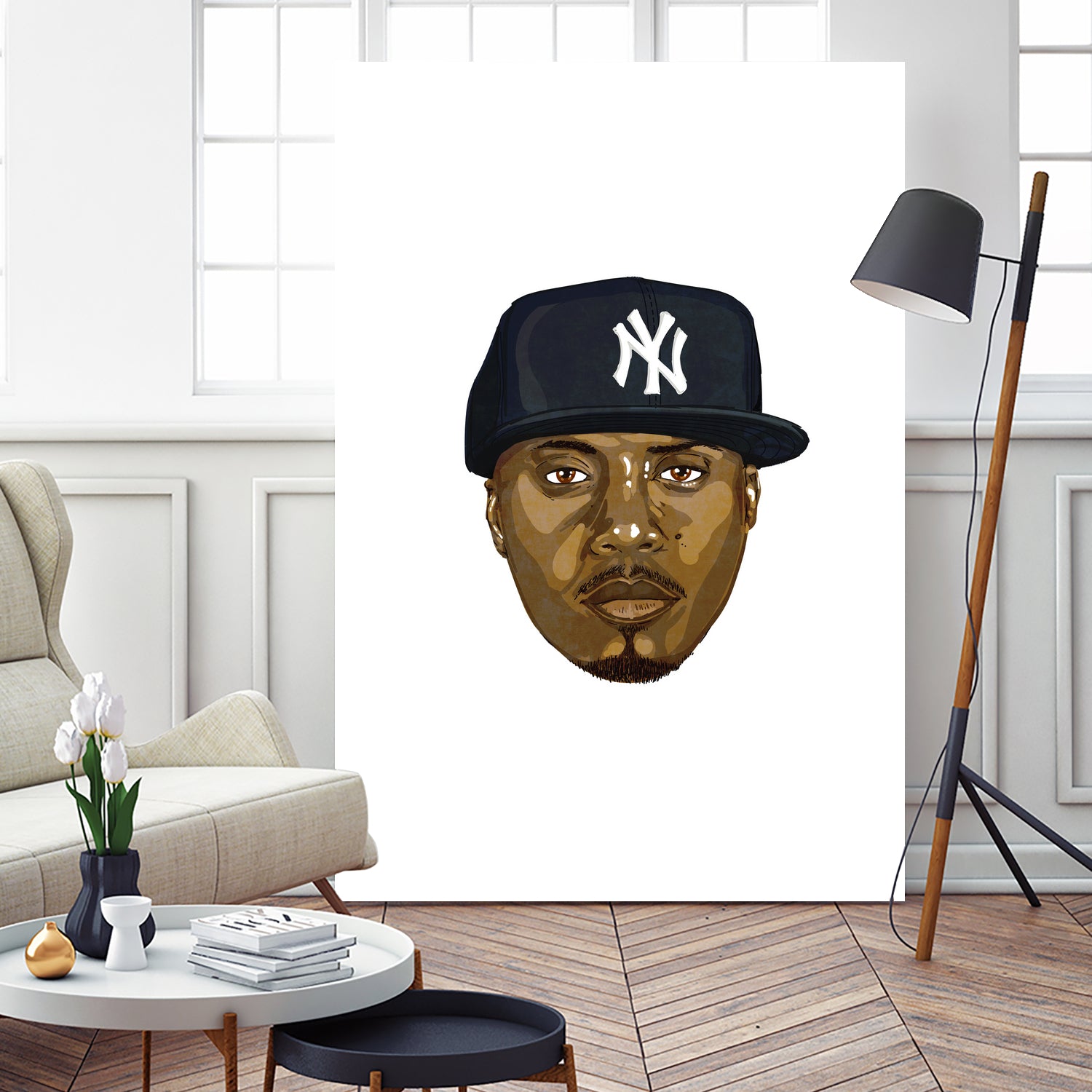 Nas by Delano Limoen on GIANT ART - brown vector illustration