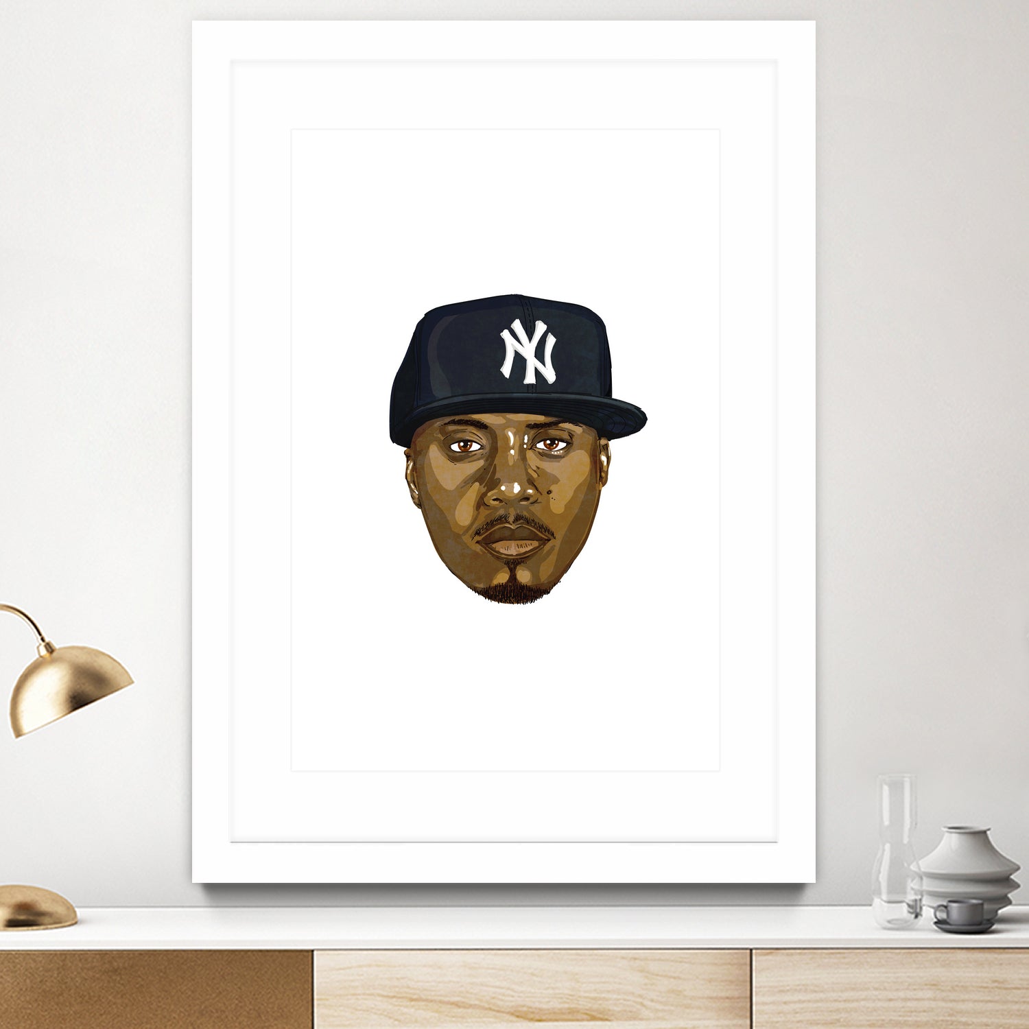 Nas by Delano Limoen on GIANT ART - brown vector illustration