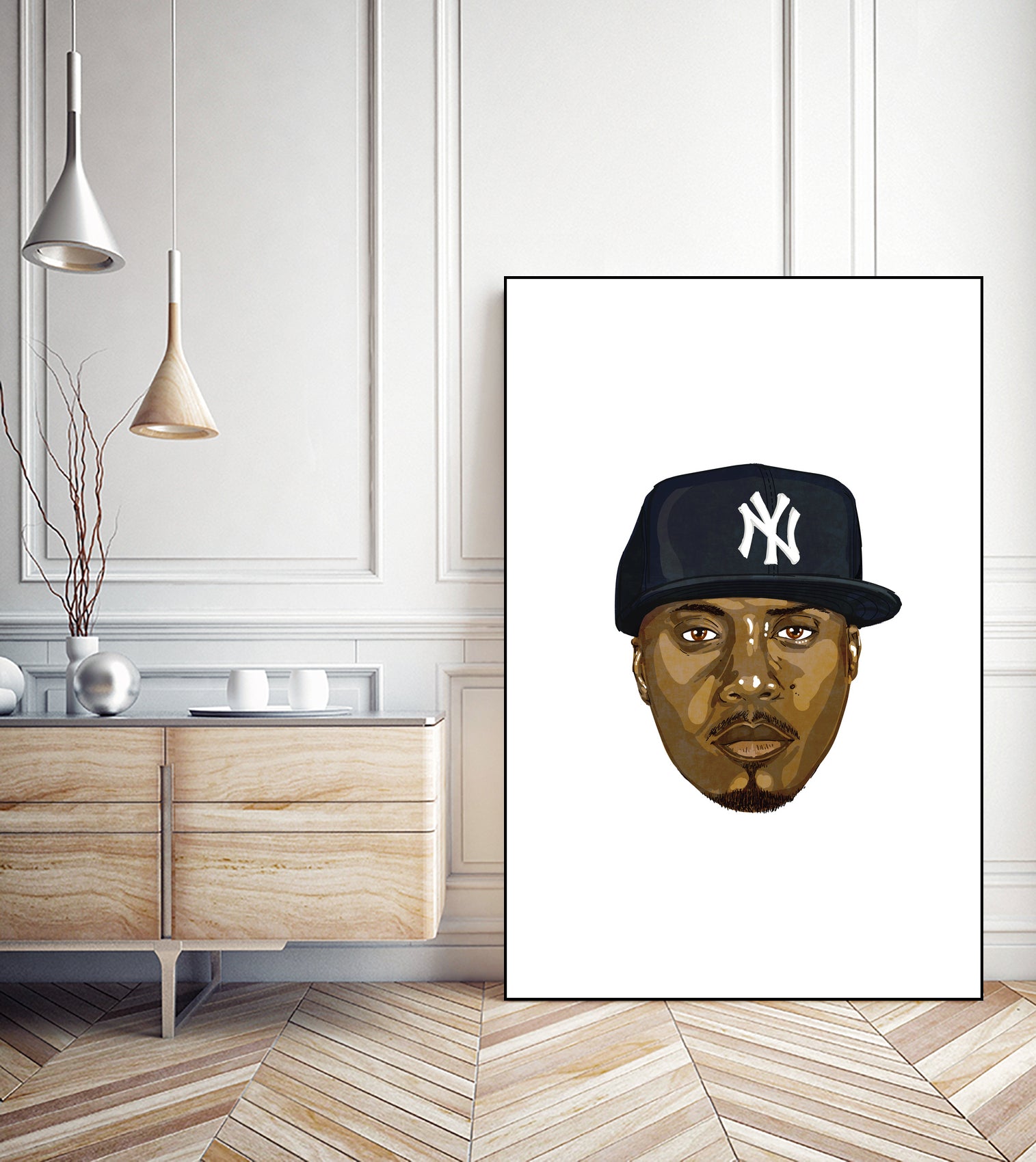 Nas by Delano Limoen on GIANT ART - brown vector illustration