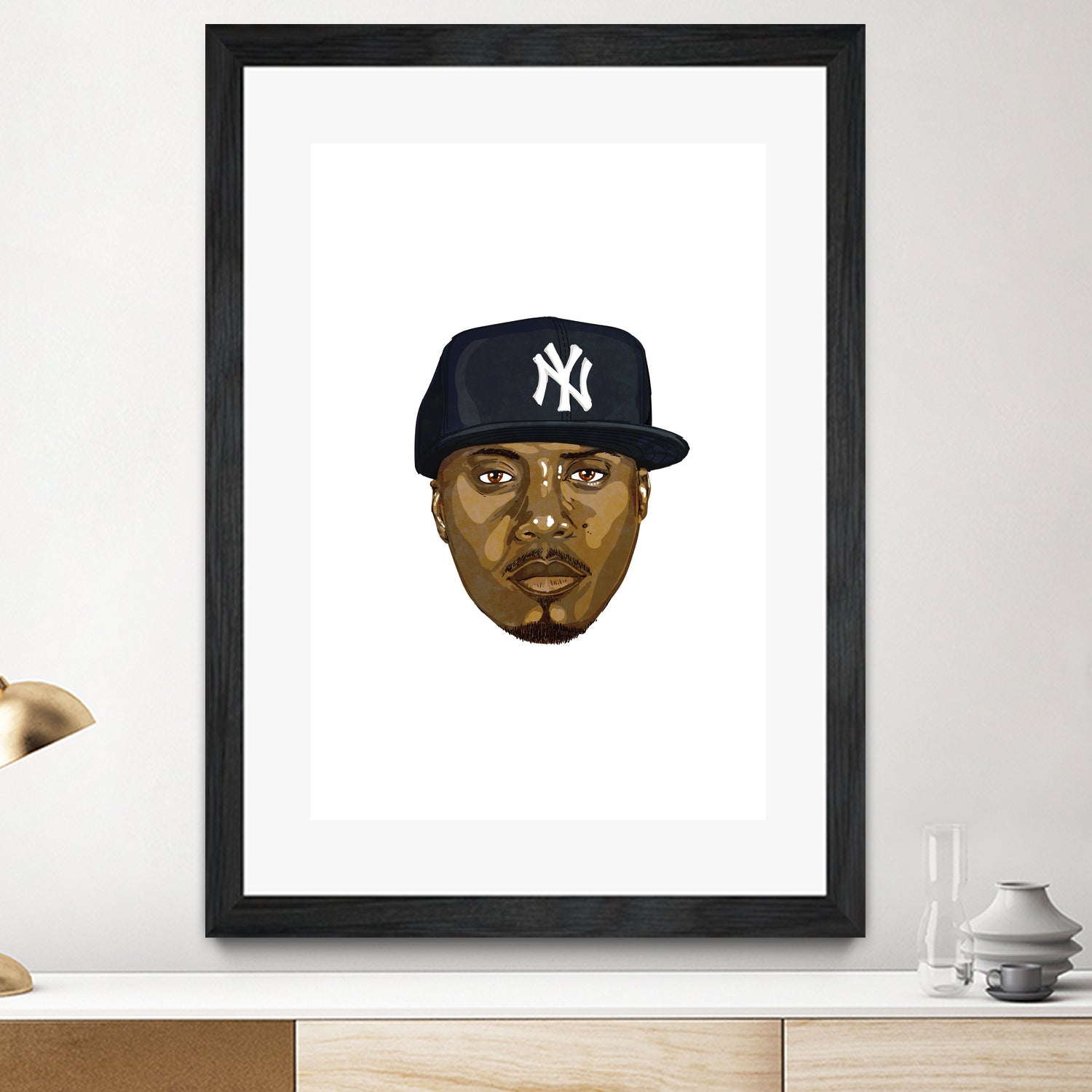 Nas by Delano Limoen on GIANT ART - brown vector illustration