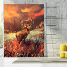 Breath of the wild by Cyril Rolando on GIANT ART - orange digital painting