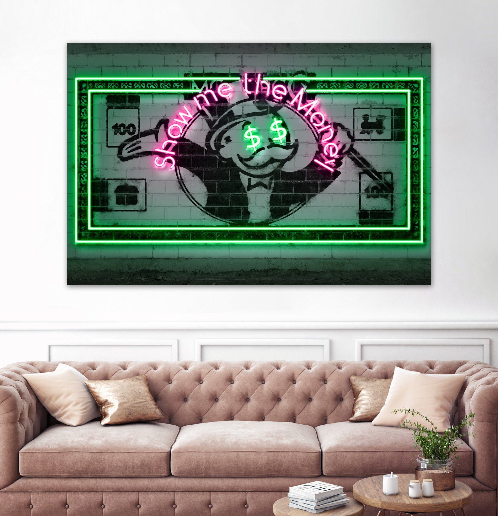 Show me the money by Octavian Mihai Mielu on GIANT ART - green digital drawing