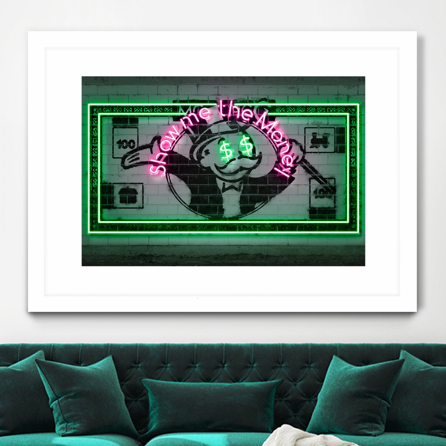 Show me the money by Octavian Mihai Mielu on GIANT ART - green digital drawing