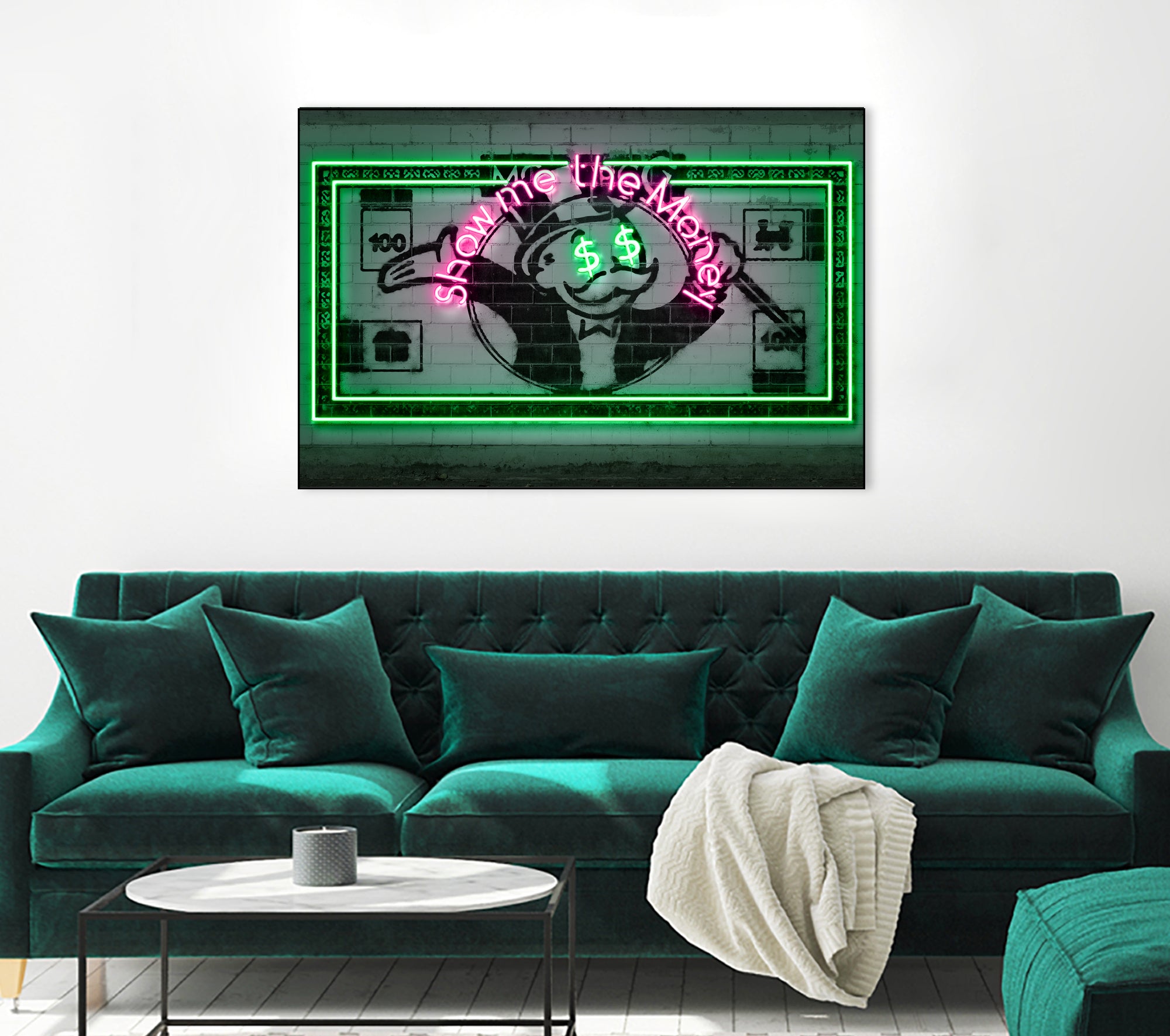 Show me the money by Octavian Mihai Mielu on GIANT ART - green digital drawing