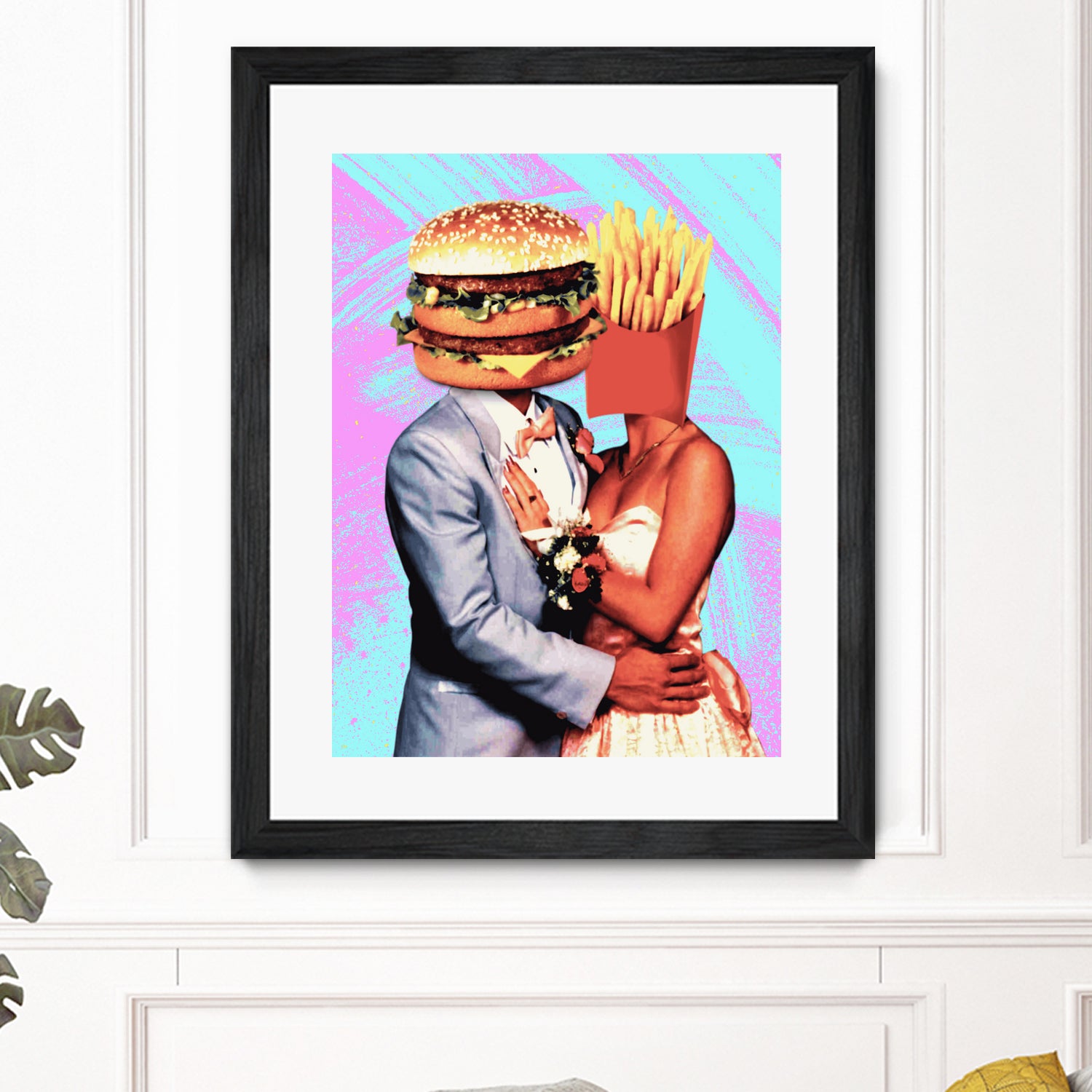 Fast Food Love by Pedro Molina on GIANT ART - pink photo manipulation