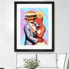 Fast Food Love by Pedro Molina on GIANT ART - pink photo manipulation