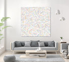 Ab Linear Rainbow by Emeline Tate-Robertson on GIANT ART - white digital painting