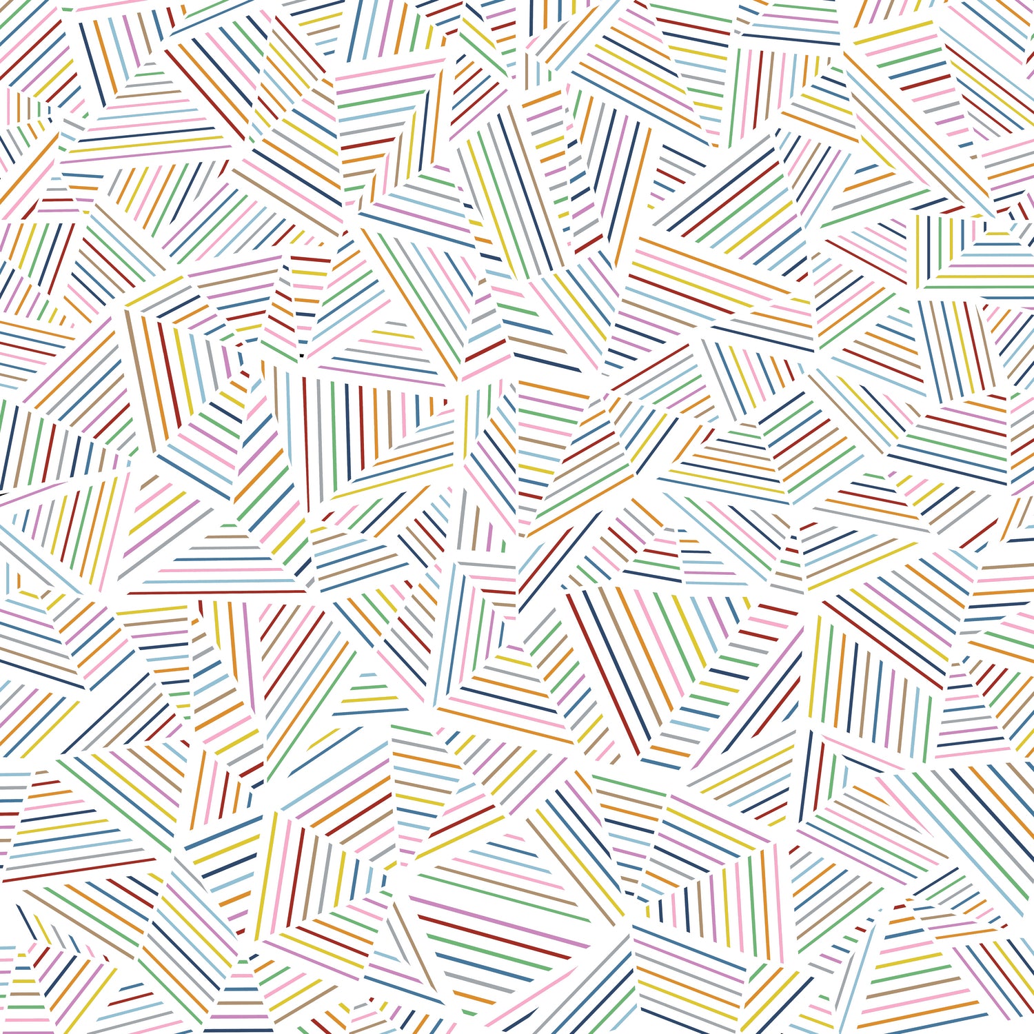 Ab Linear Rainbow by Emeline Tate-Robertson on GIANT ART - white digital painting