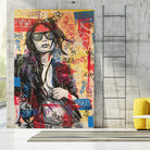 peace&love by eugenia retana on GIANT ART - black mixed media