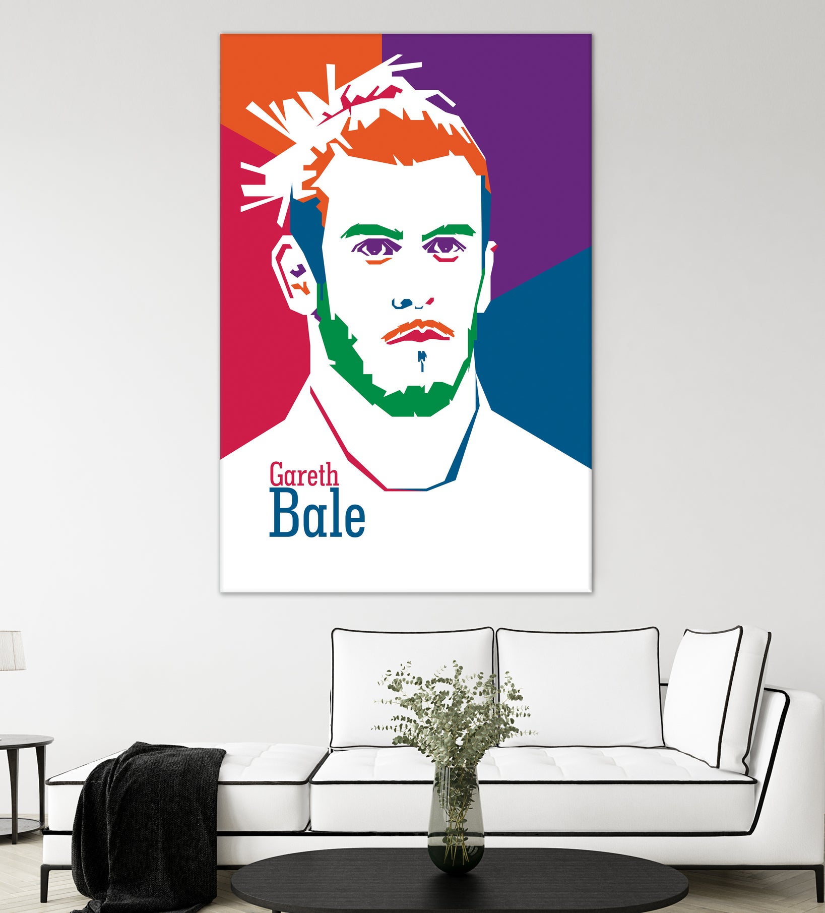 Pop Art Gareth Bale by Ahmad Taufiq on GIANT ART - white photo illustration