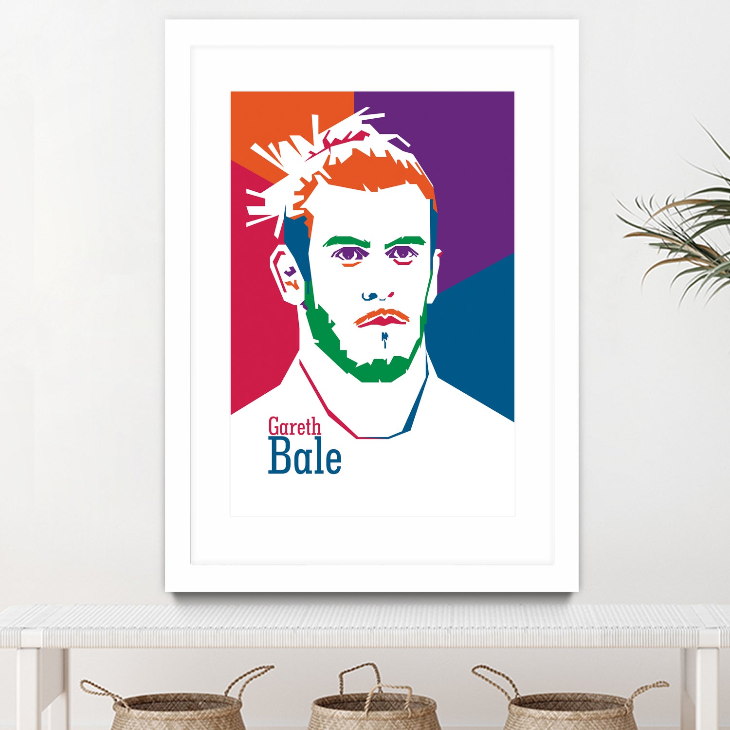 Pop Art Gareth Bale by Ahmad Taufiq on GIANT ART - white photo illustration