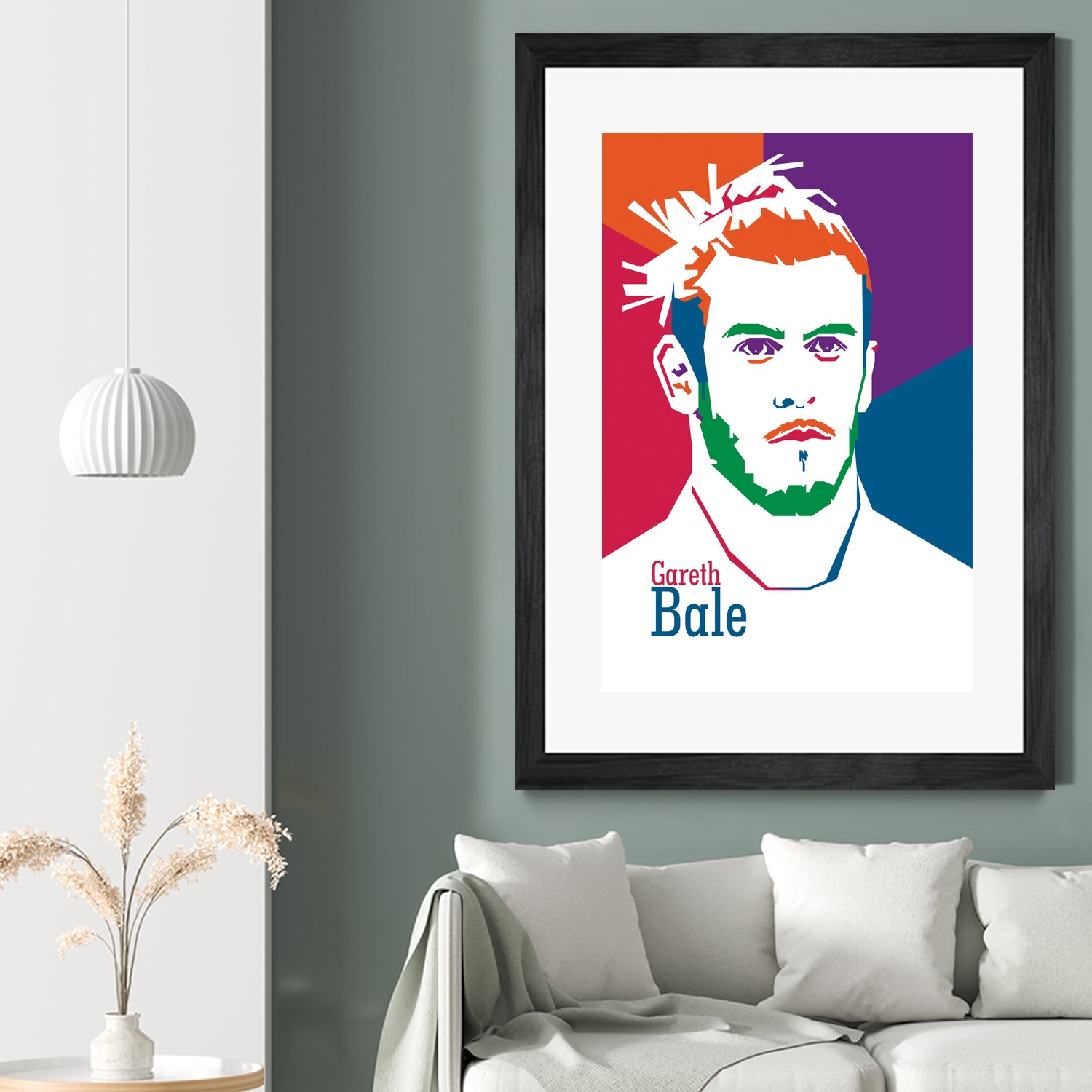 Pop Art Gareth Bale by Ahmad Taufiq on GIANT ART - white photo illustration