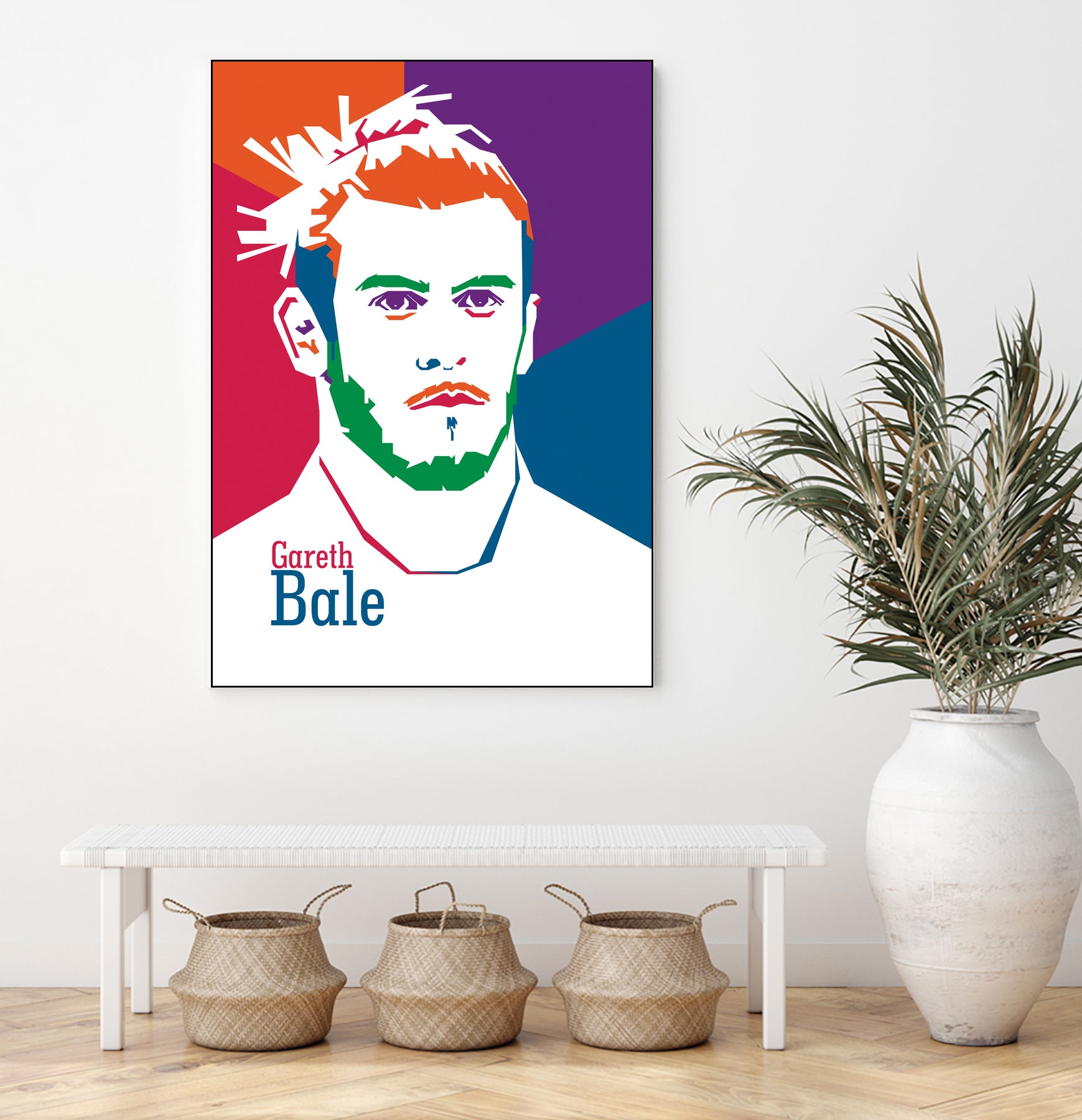 Pop Art Gareth Bale by Ahmad Taufiq on GIANT ART - white photo illustration