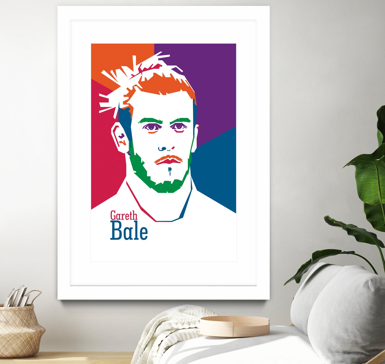 Pop Art Gareth Bale by Ahmad Taufiq on GIANT ART - white photo illustration