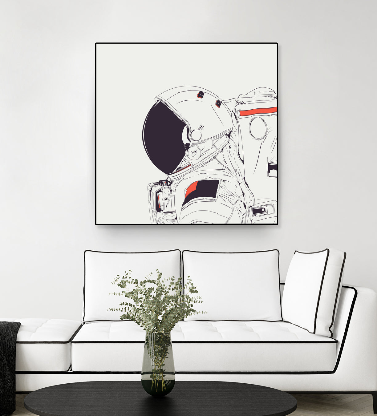 God Is An Astronaut by Alejandro Garcia on GIANT ART - white photo illustration