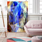 Abstract 3395 by Rafael Salazar on GIANT ART - blue digital painting