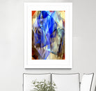 Abstract 3395 by Rafael Salazar on GIANT ART - blue digital painting