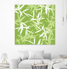 Original Green Bamboo Pattern by Brigitte Carre on GIANT ART - green digital painting