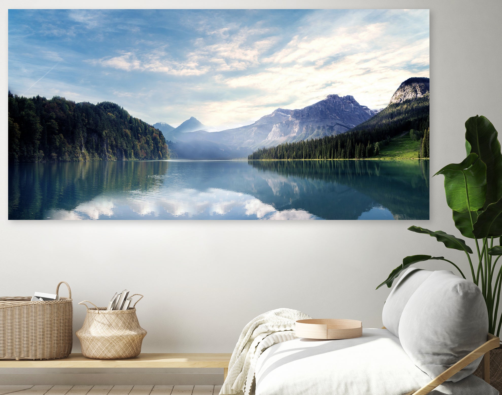 Wanderlust - Austrian Alps - Mountains, Lake by Petra Lang on GIANT ART - blue photo illustration