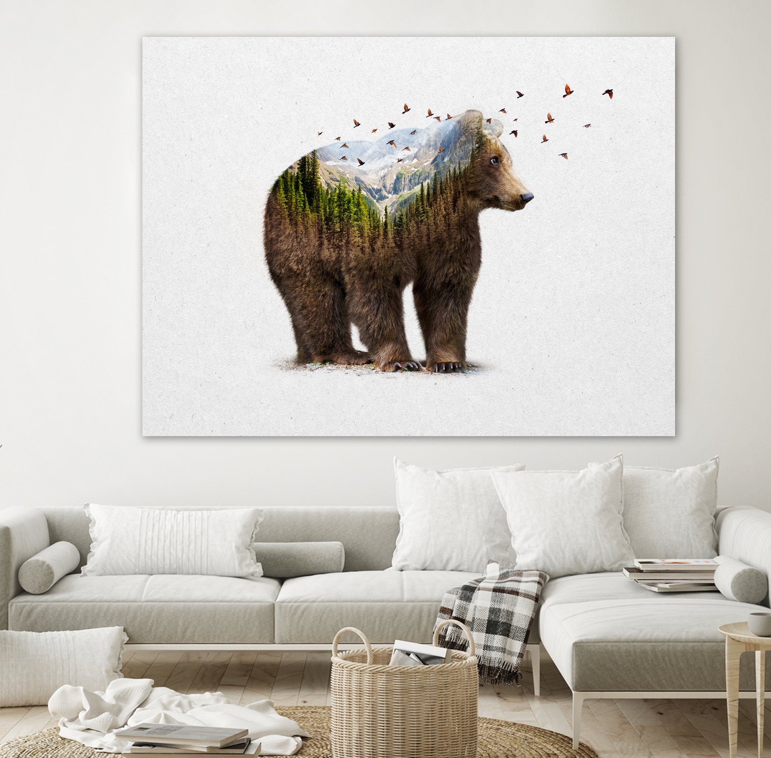 Wild I Shall Stay | Bear by Soaring Anchor on GIANT ART - brown photo manipulation