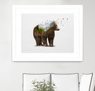 Wild I Shall Stay | Bear by Soaring Anchor on GIANT ART - brown photo manipulation