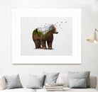 Wild I Shall Stay | Bear by Soaring Anchor on GIANT ART - brown photo manipulation