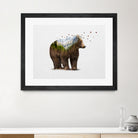 Wild I Shall Stay | Bear by Soaring Anchor on GIANT ART - brown photo manipulation