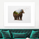 Wild I Shall Stay | Bear by Soaring Anchor on GIANT ART - brown photo manipulation