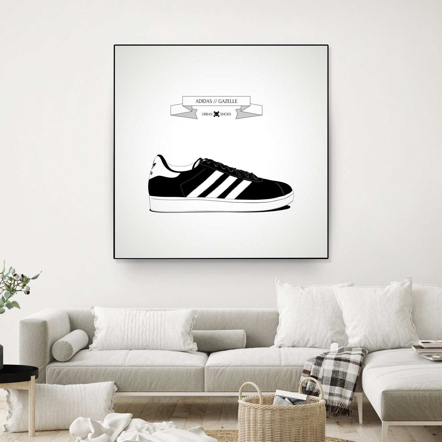 Urban Shoes / Adidas by Alejandro Garcia on GIANT ART - gray photo illustration