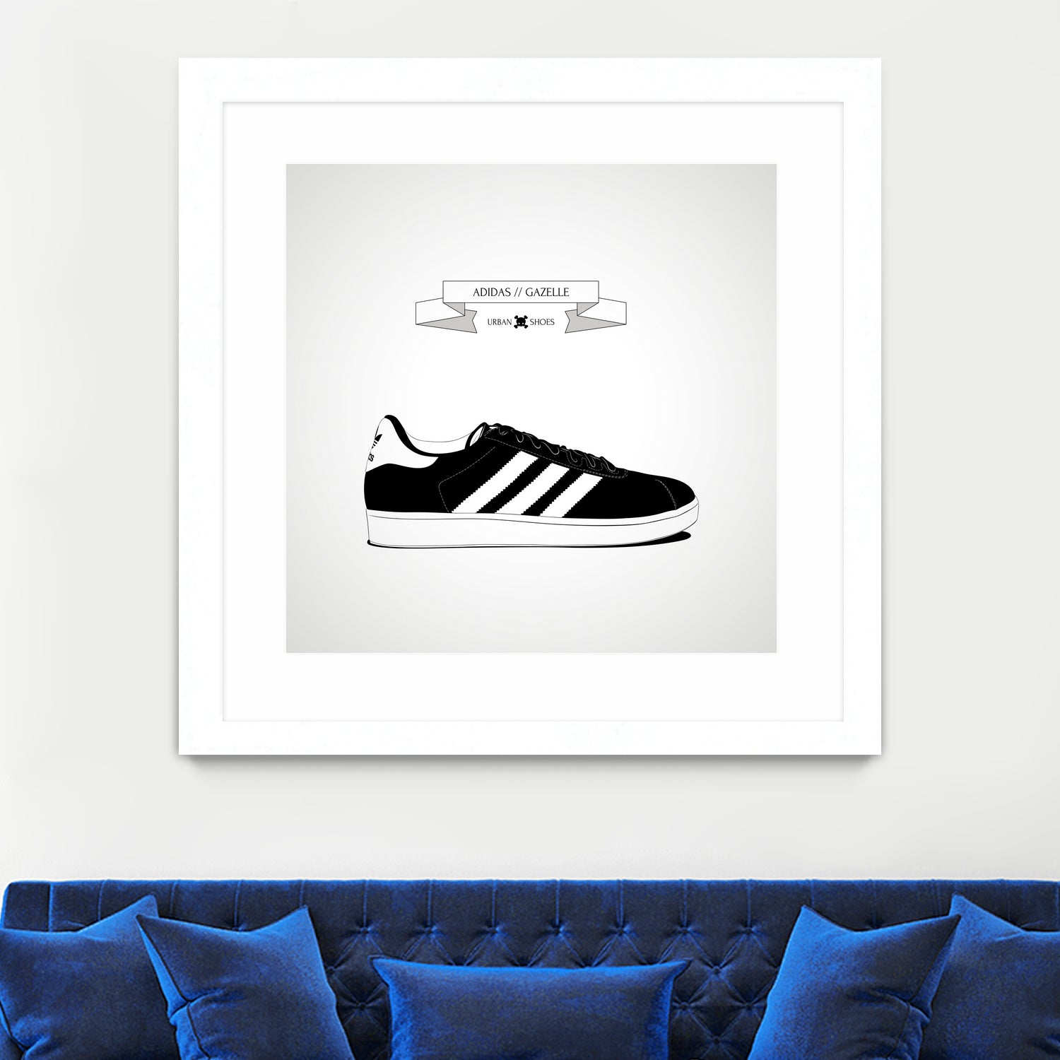 Urban Shoes / Adidas by Alejandro Garcia on GIANT ART - gray photo illustration