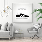 Urban Shoes / Adidas by Alejandro Garcia on GIANT ART - gray photo illustration