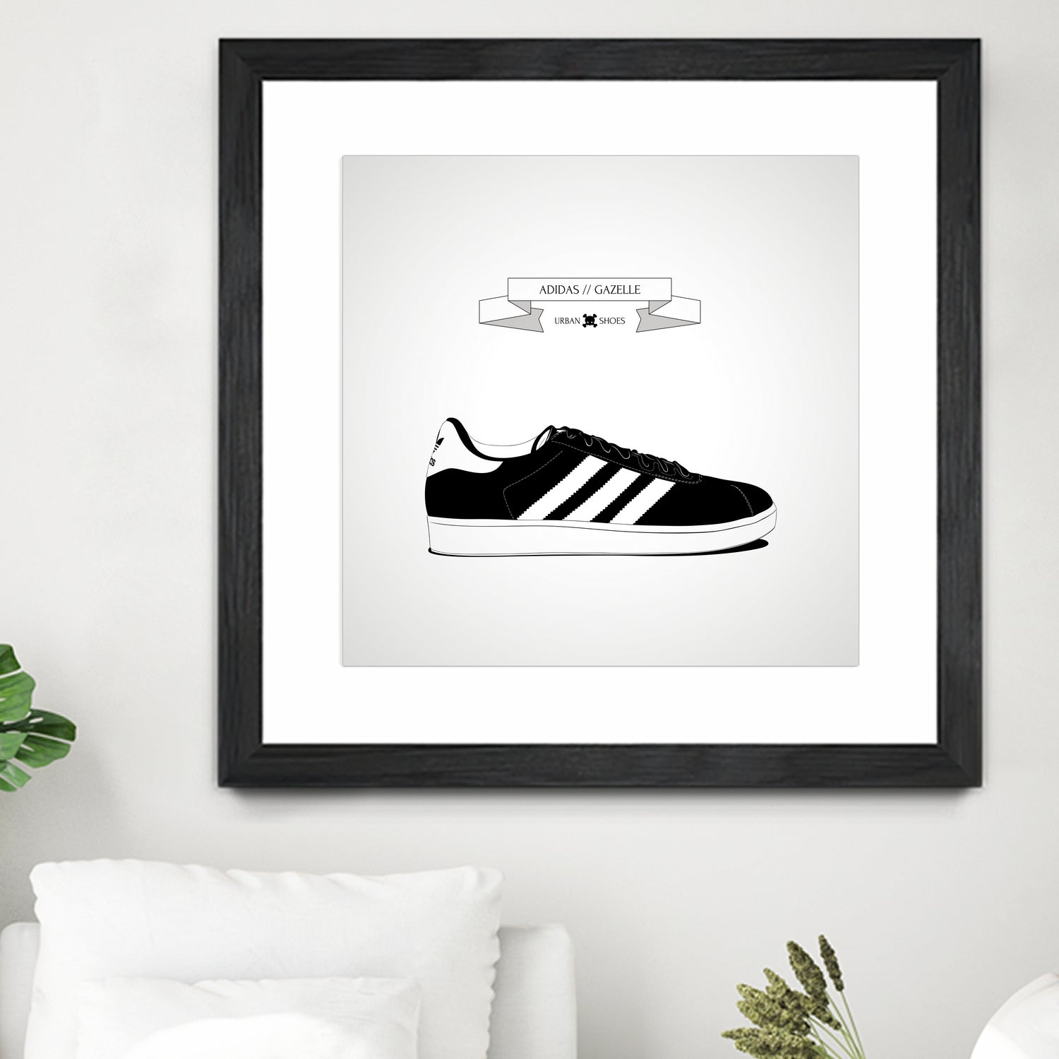 Urban Shoes / Adidas by Alejandro Garcia on GIANT ART - gray photo illustration