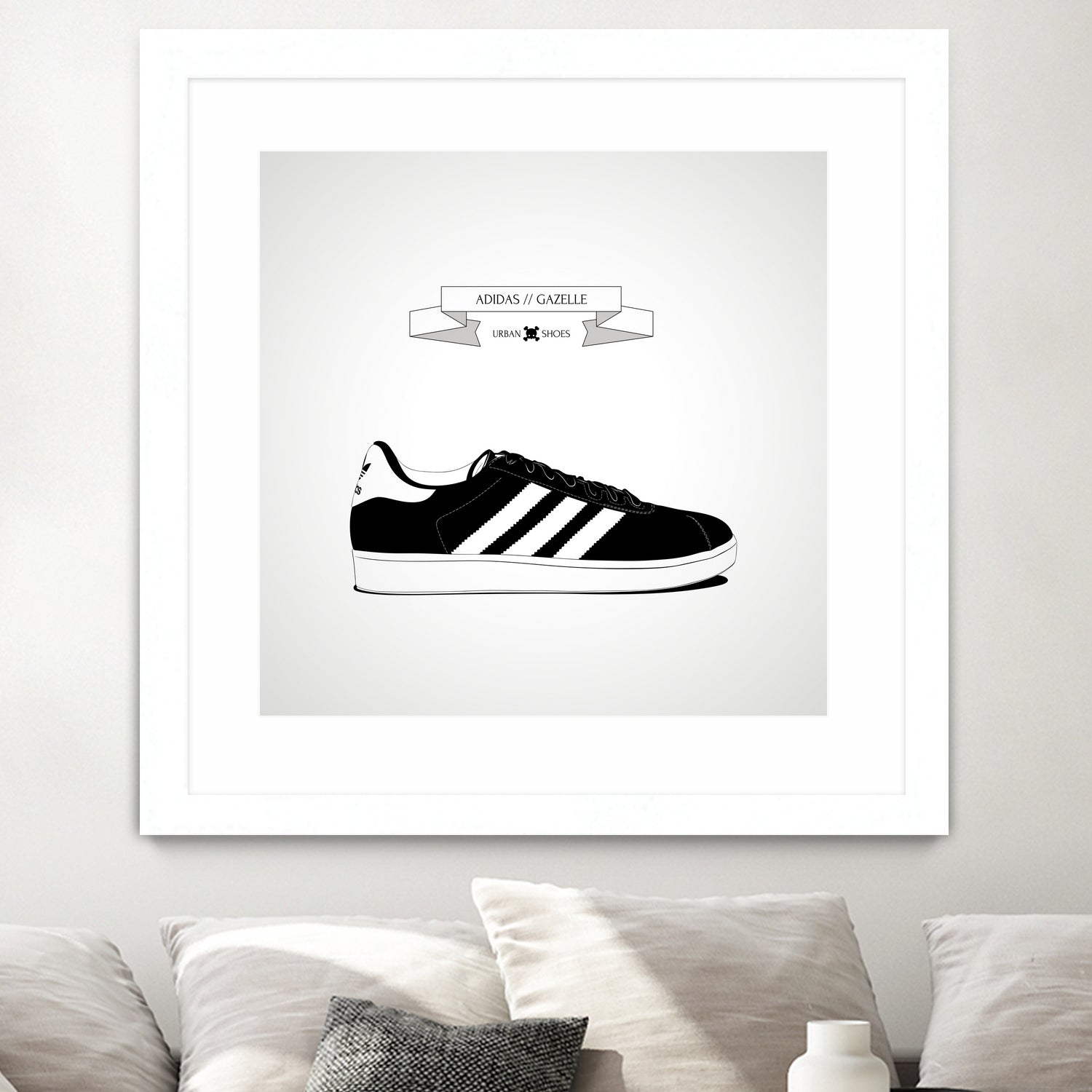 Urban Shoes / Adidas by Alejandro Garcia on GIANT ART - gray photo illustration