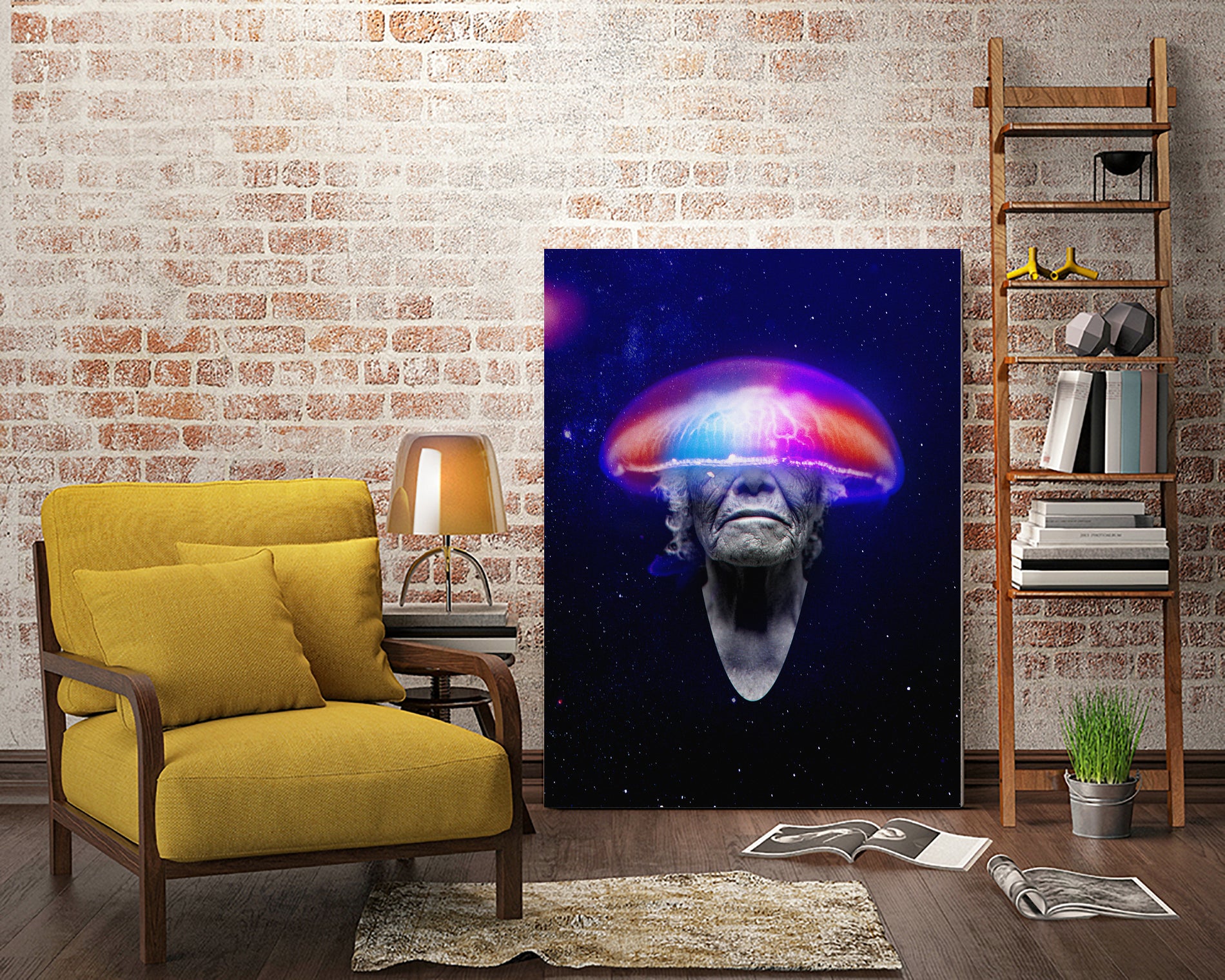 Lì by Dorian Legret on GIANT ART - fuchsia photo manipulation