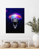 Lì by Dorian Legret on GIANT ART - fuchsia photo manipulation