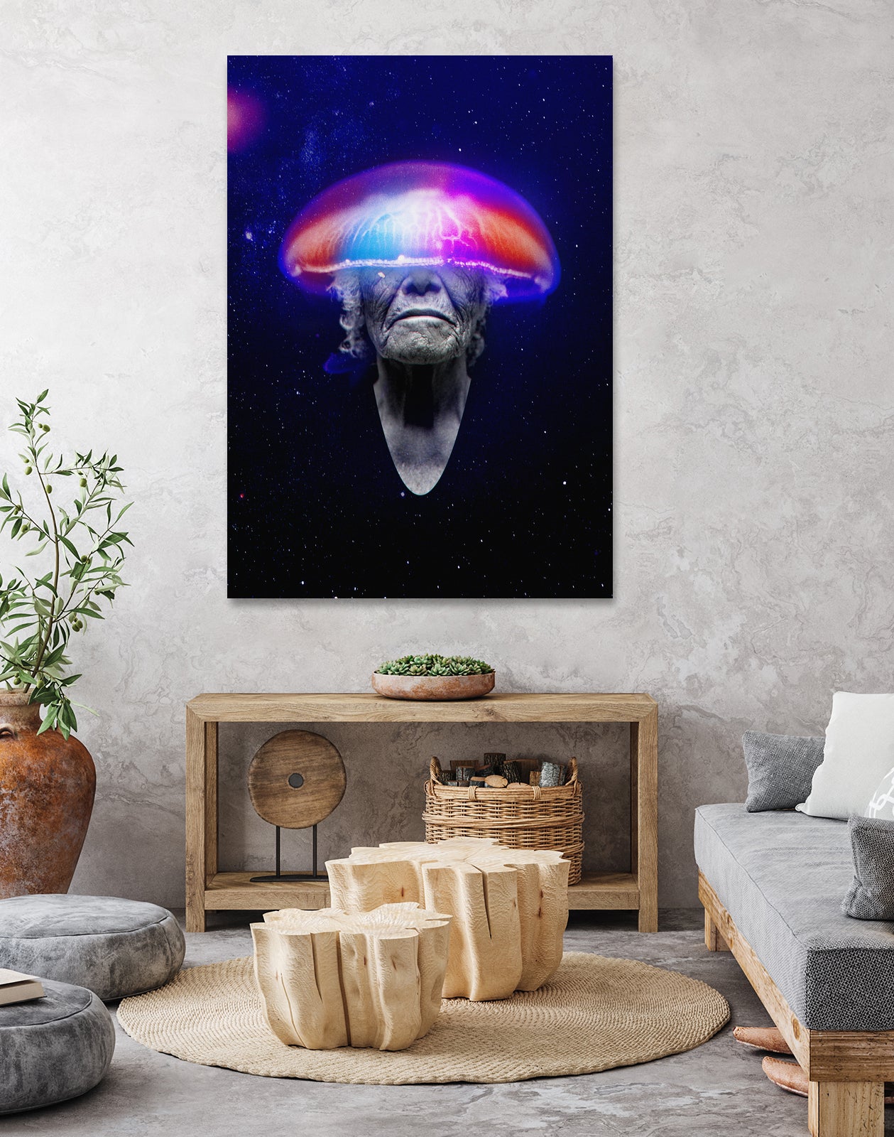 Lì by Dorian Legret on GIANT ART - fuchsia photo manipulation