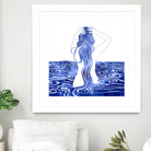 Nereid-XI by Stevyn Llewellyn on GIANT ART - blue mixed media