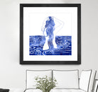 Nereid-XI by Stevyn Llewellyn on GIANT ART - blue mixed media