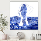 Nereid-XI by Stevyn Llewellyn on GIANT ART - blue mixed media