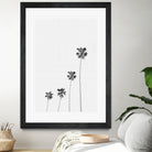 Palm Trees Monochrome by Justinas Jokubauskas on GIANT ART - black digital painting