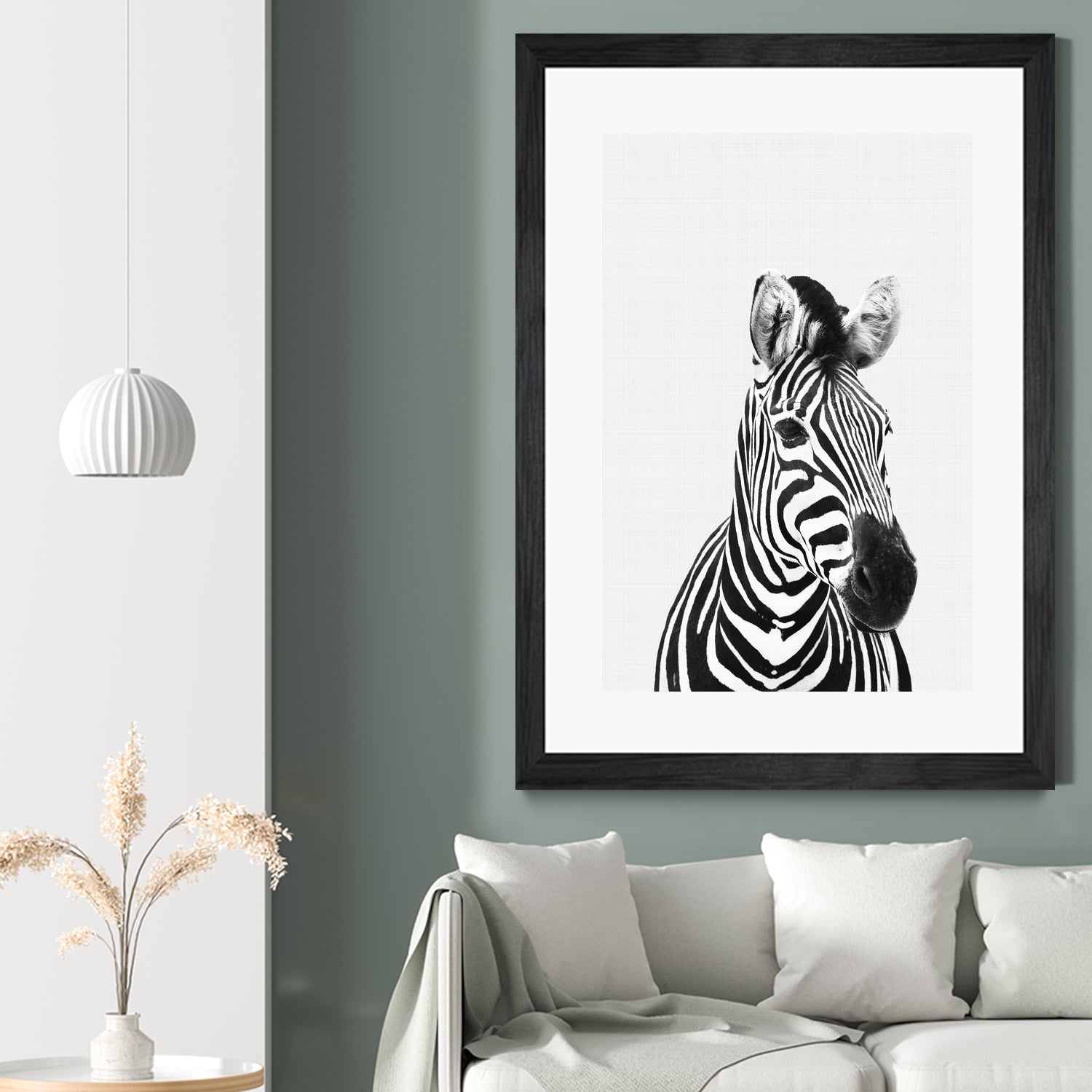 Zebra Portrait by Justinas Jokubauskas on GIANT ART - black photo manipulation