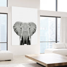 Elephant Portrait by Justinas Jokubauskas on GIANT ART - black photo manipulation