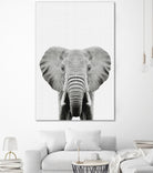 Elephant Portrait by Justinas Jokubauskas on GIANT ART - black photo manipulation