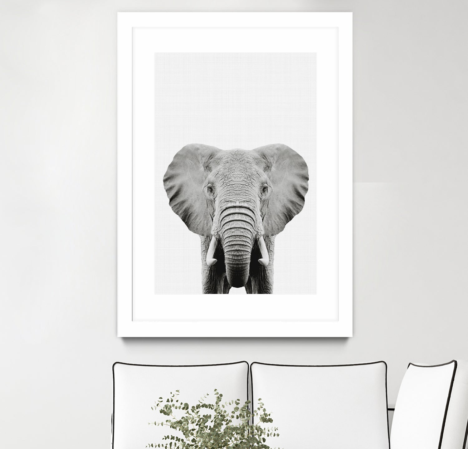 Elephant Portrait by Justinas Jokubauskas on GIANT ART - black photo manipulation