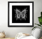 Black and White Butterfly Design by Brigitte Carre on GIANT ART - black digital painting