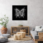 Black and White Butterfly Design by Brigitte Carre on GIANT ART - black digital painting