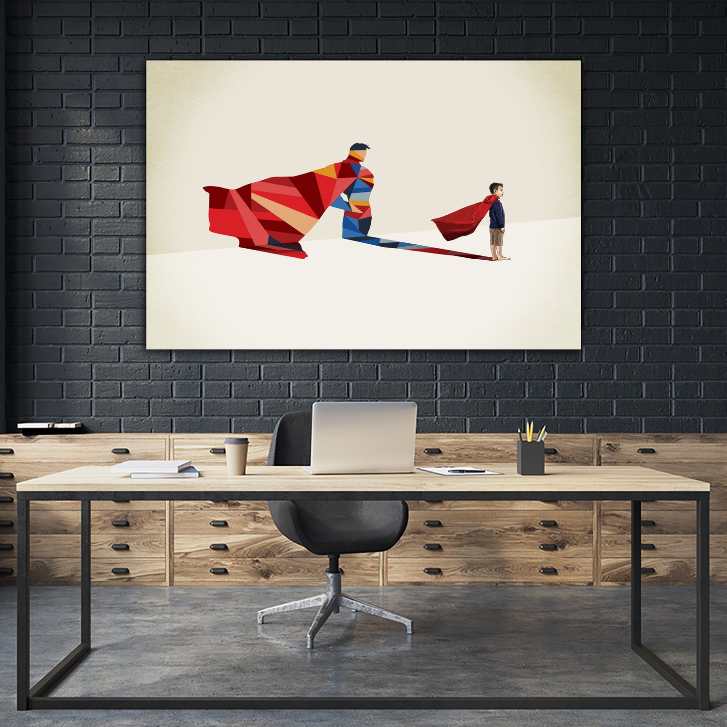 Asian Hero by Jason Ratliff on GIANT ART - red digital painting